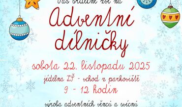 Srdečně zveme na Adventní dílničky